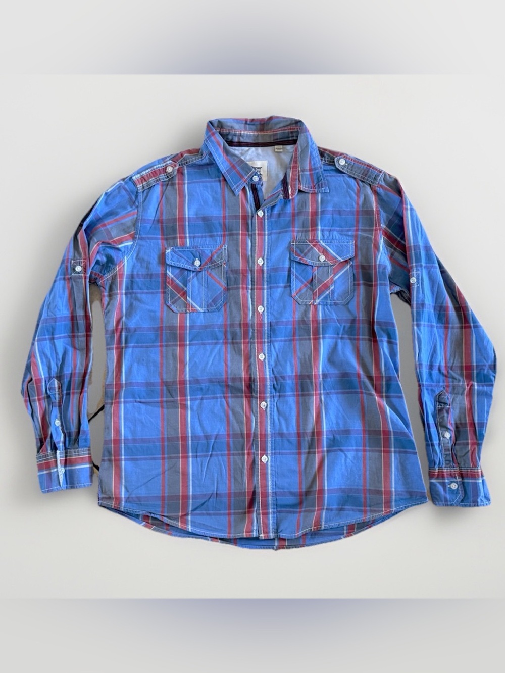 Paper Denim & Cloth Men’s XL Plaid Button Down Shirt